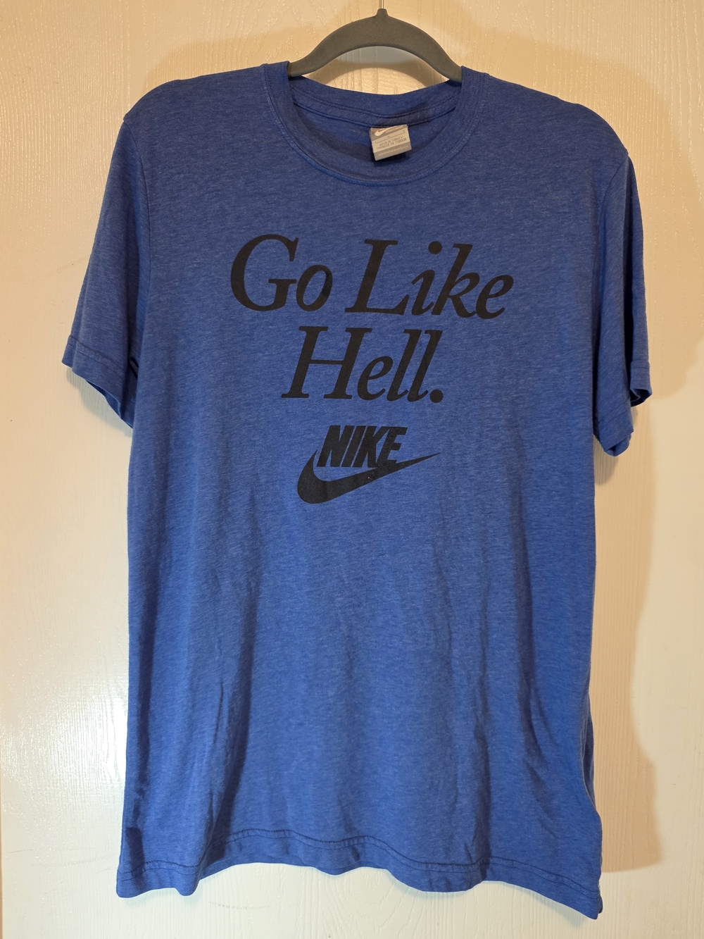 Nike Blue Short-Sleeve Graphic Crewneck Tee